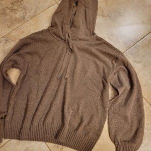 GAP Cashsoft brown hoodie in womens' small